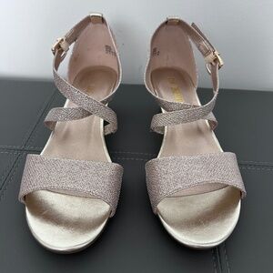 Gold sandals